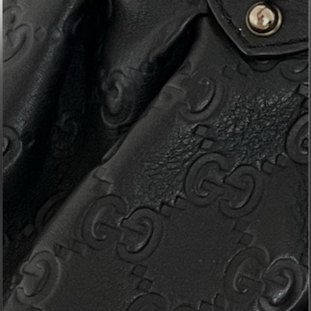 Gucci Guccissima Studded Leather Pelham Shoulder Bag Ltd Ed Rare 1990 - Picture 12 of 17